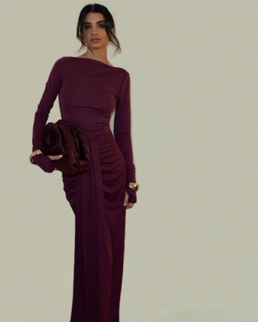 Helsa 2 Piece Set Burgundy XS by Helsa - Pickle