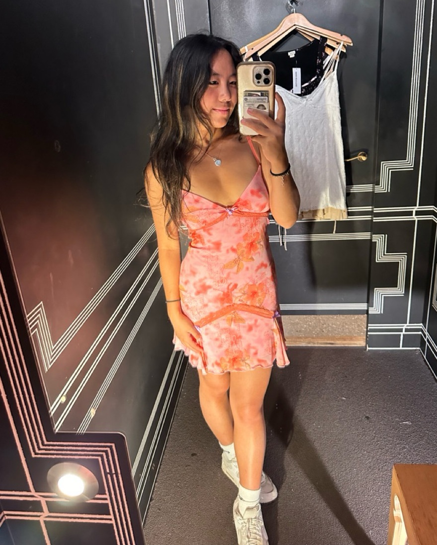 Gretchen Mini Dress Pickle