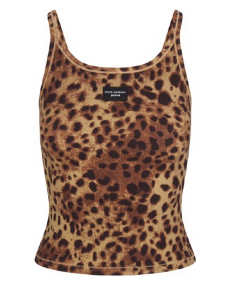 トップス 00s dolce&gabbana glitter tank top brown dolce & gabbana skims tank by Skims - Pickle