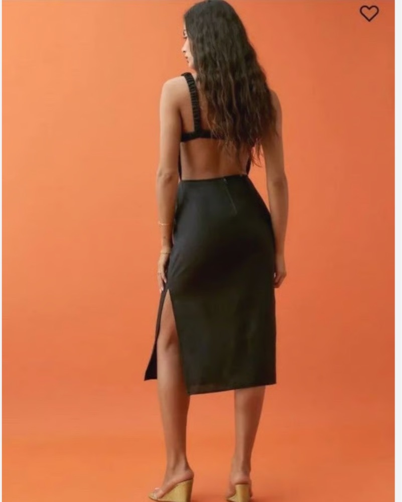 Reformation Open Back Midi Dress by Reformation - Pickle