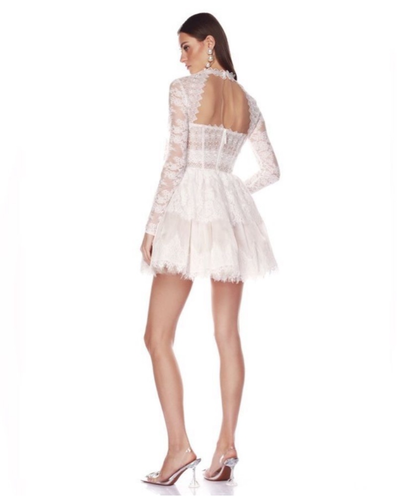 Daphne Dress Ivory - S by Bronx And Banco - Pickle