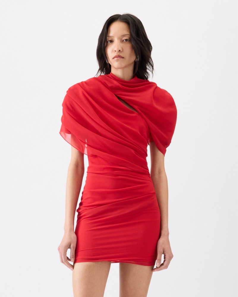 Jacquemus La Robe Castagna Mini Dress by JACQUEMUS - Pickle