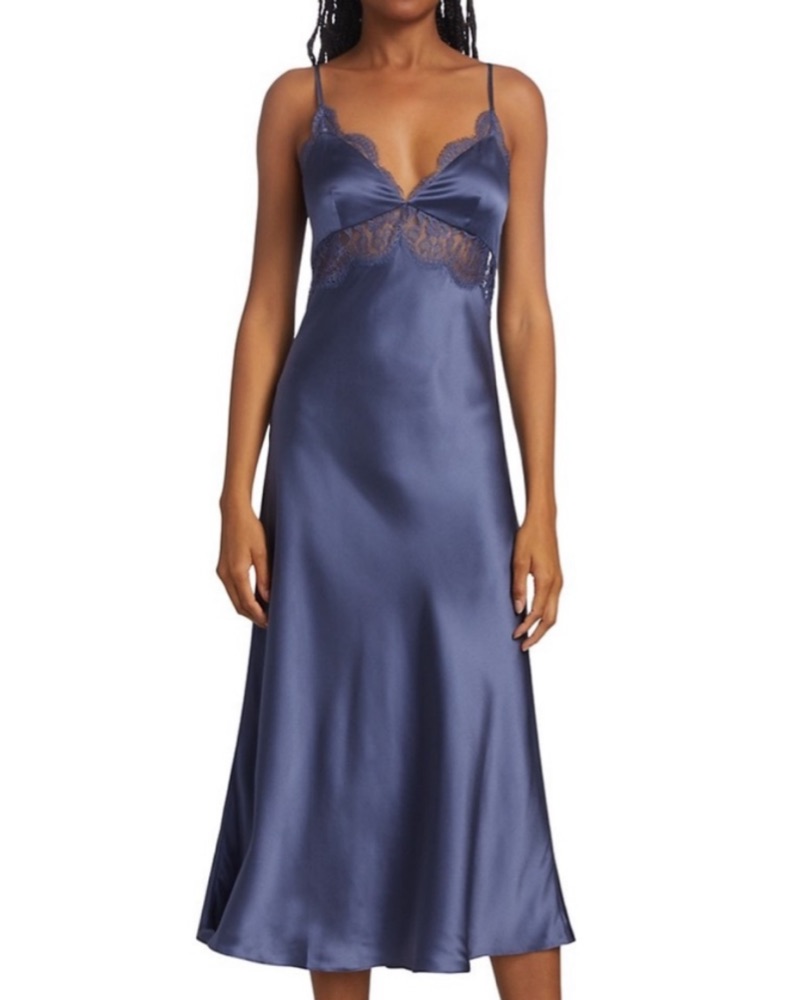 Cami NYC Tucker Silk & Lace Slip Dress by Cami NYC - Pickle