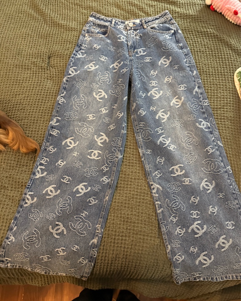 Chanel Logo Jeans by Chanel - Pickle