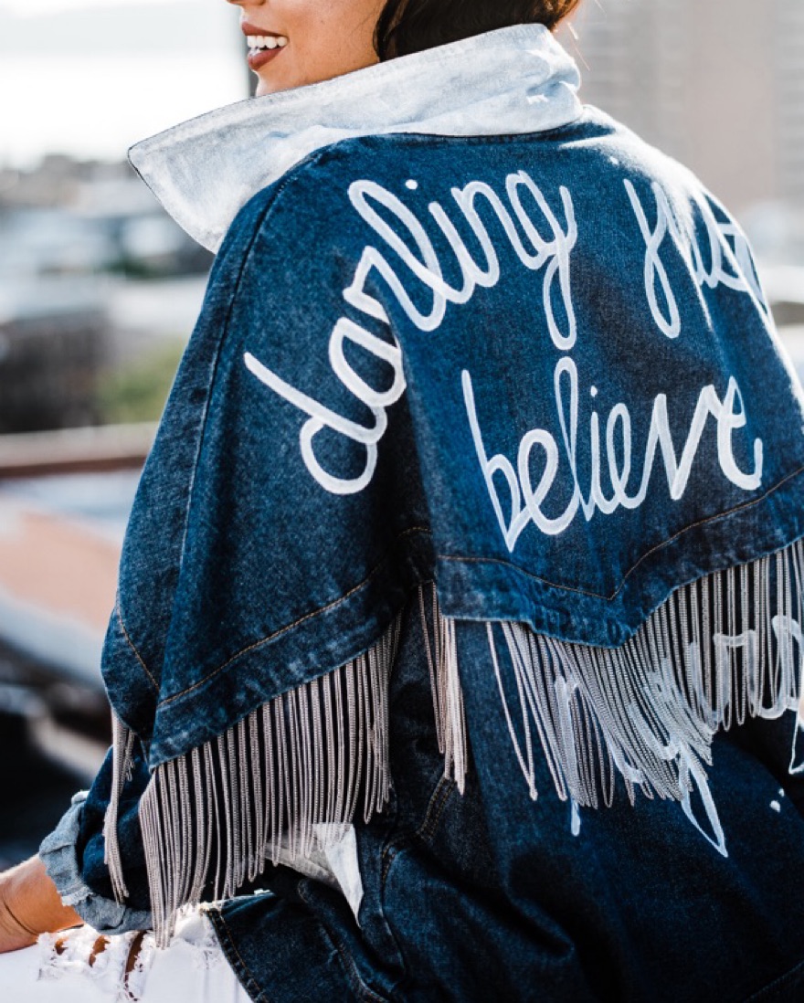 Wren + Glory Limited Edition Jean Jacket by n/a - Pickle