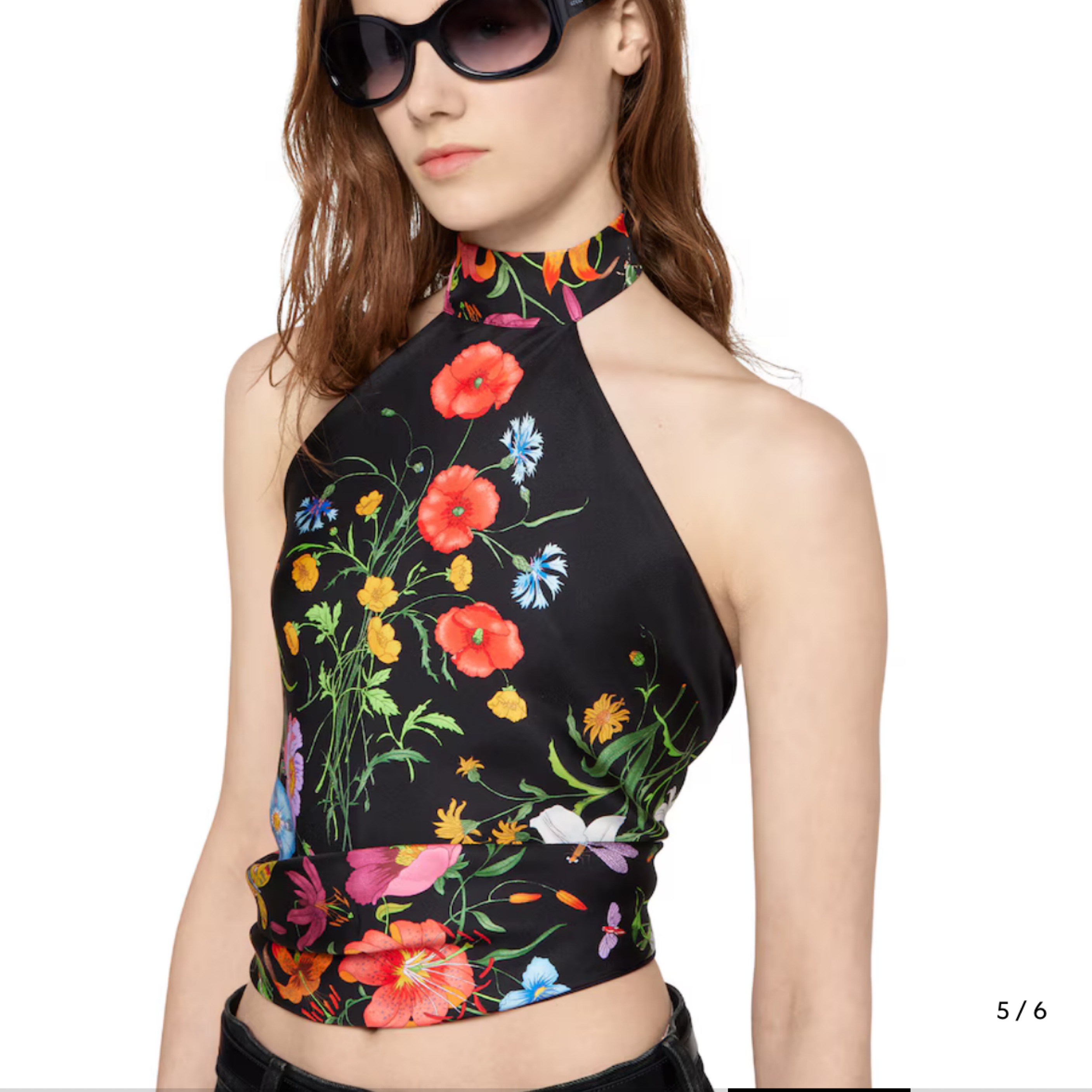 Gucci Silk Scarf Top by Gucci - Pickle