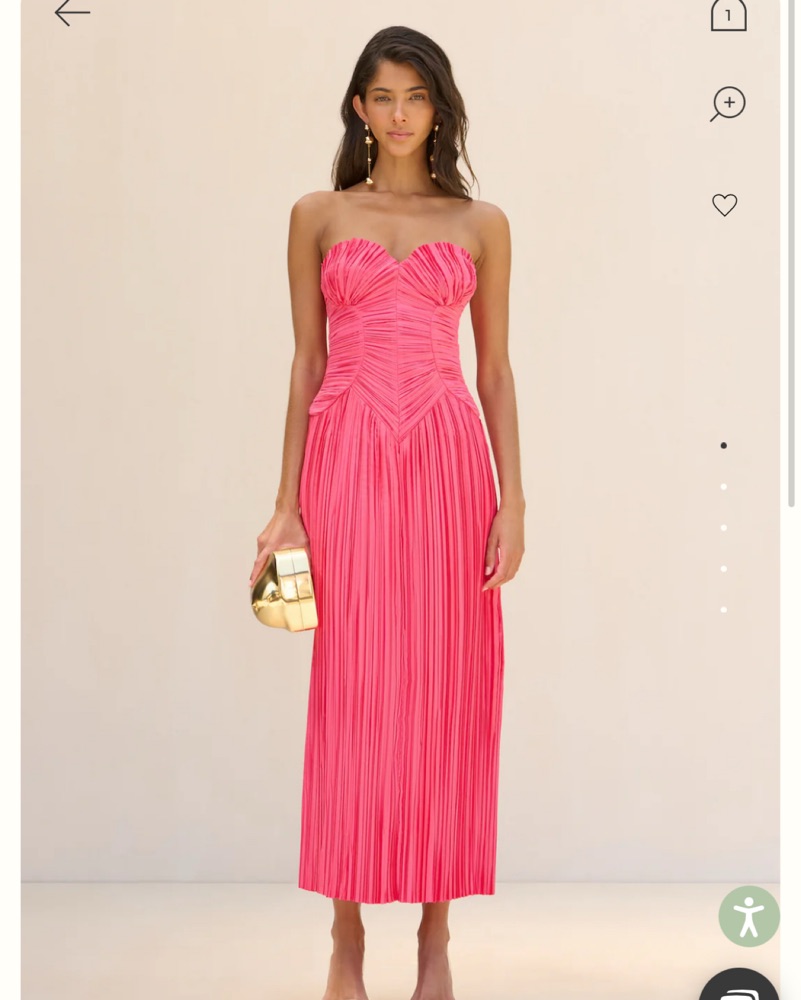 Cult Gaia ASHIKA GOWN by Cult Gaia - Pickle