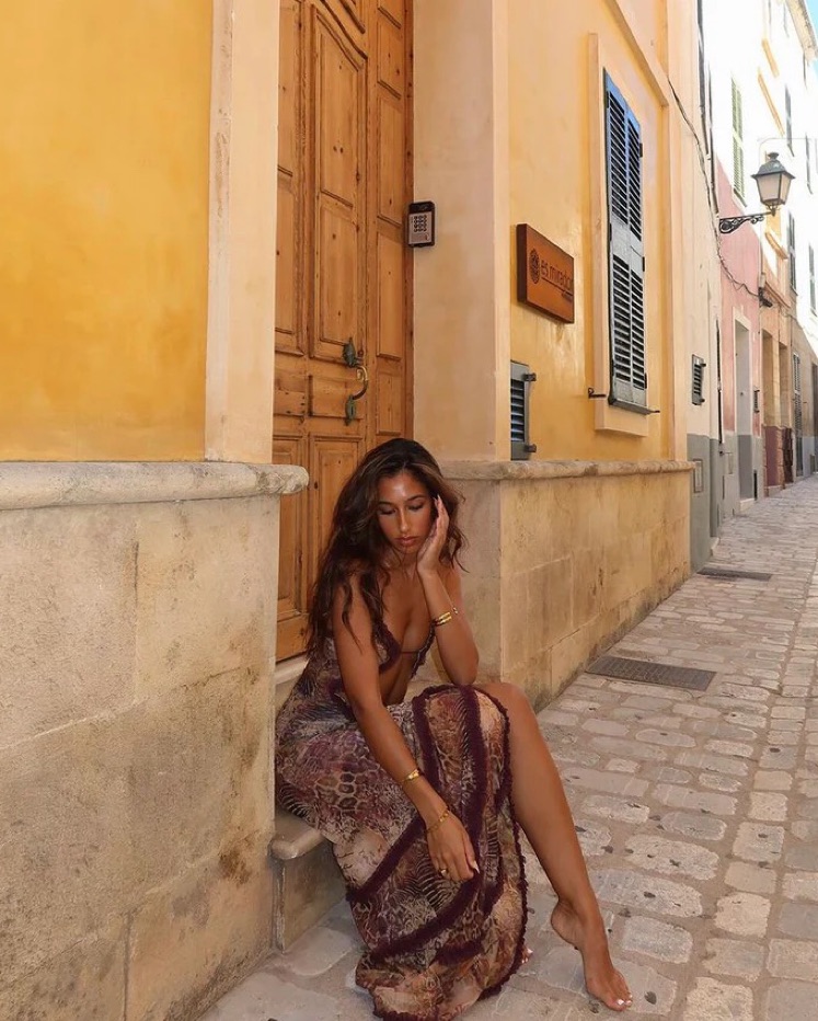 Jaded London Open Maxi Dress In Leopard by Jaded London/Revolve