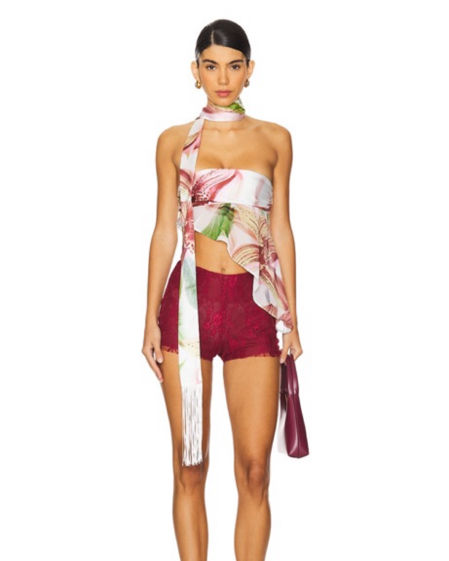 Jaded London Top With Scarf by Jaded London/Revolve - Pickle