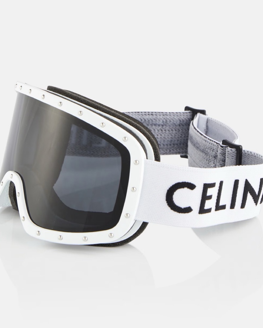 Celine White Ski Goggles by Celine - Pickle