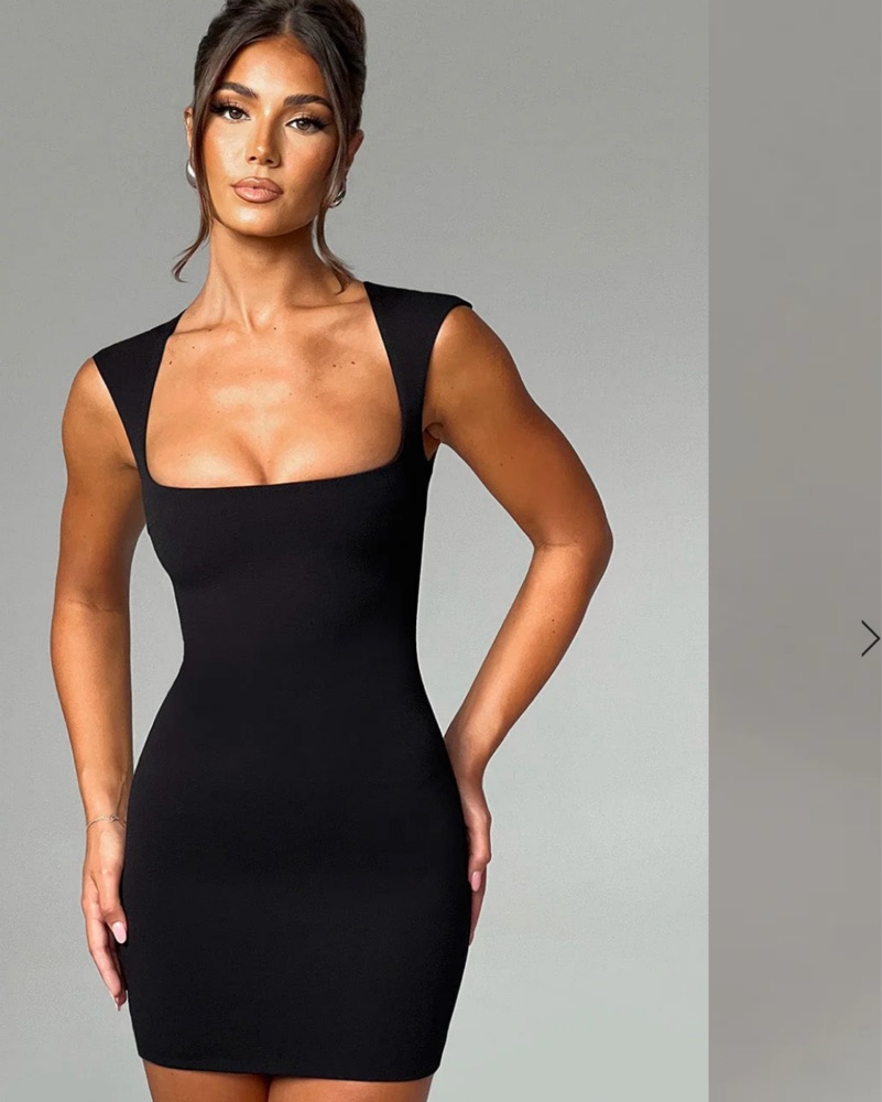 Alluring Black Bodycon Mini Dress by Baby Boo - Pickle