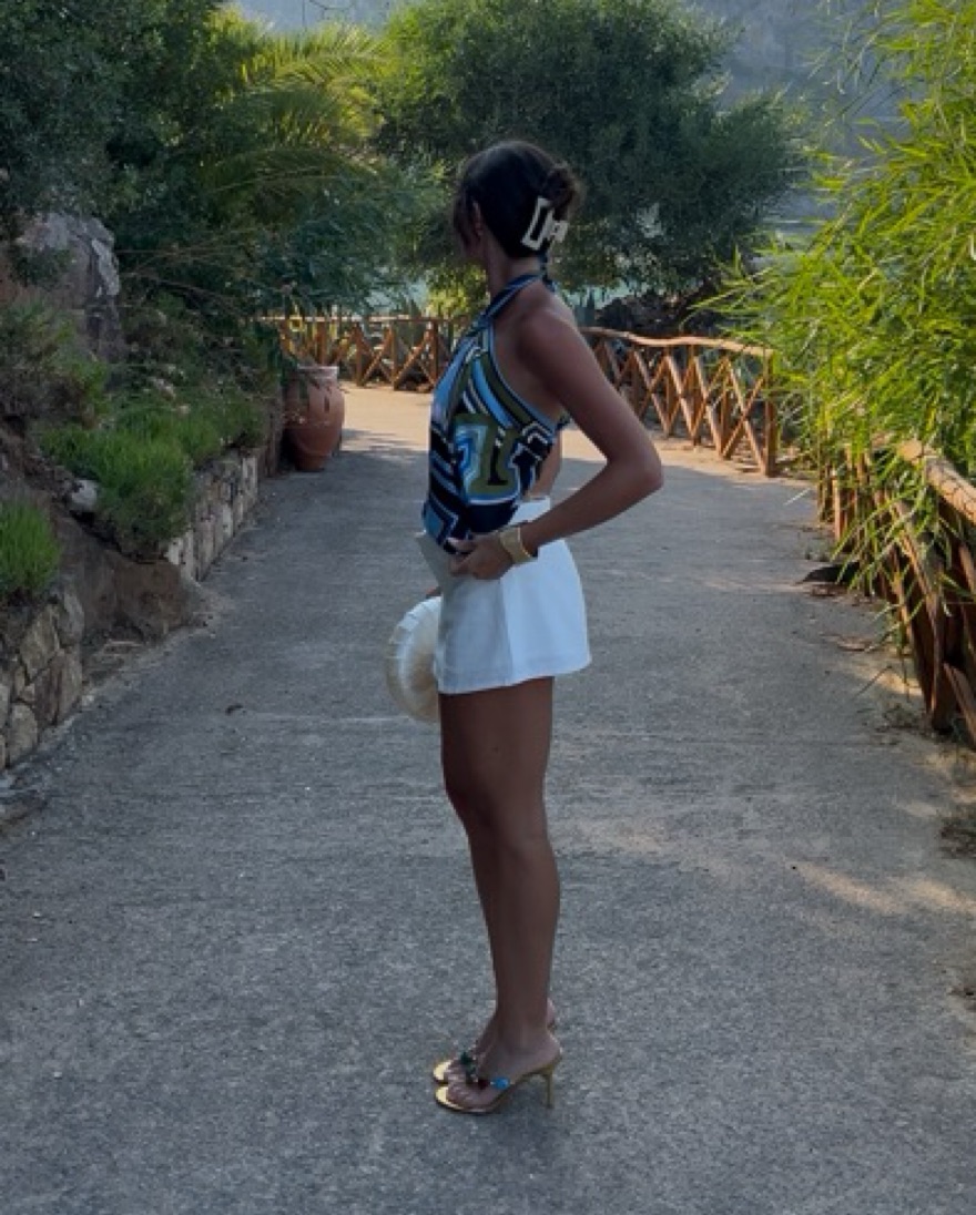 Emilio Pucci Silk Scarf Top by Pucci - Pickle