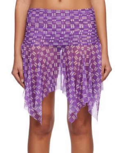 Gimaguas Purple Disco Skirt by Gimaguas - Pickle