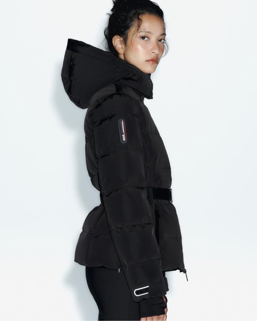 Zara Recco Technology Belted Ski Jacket by Zara - Pickle