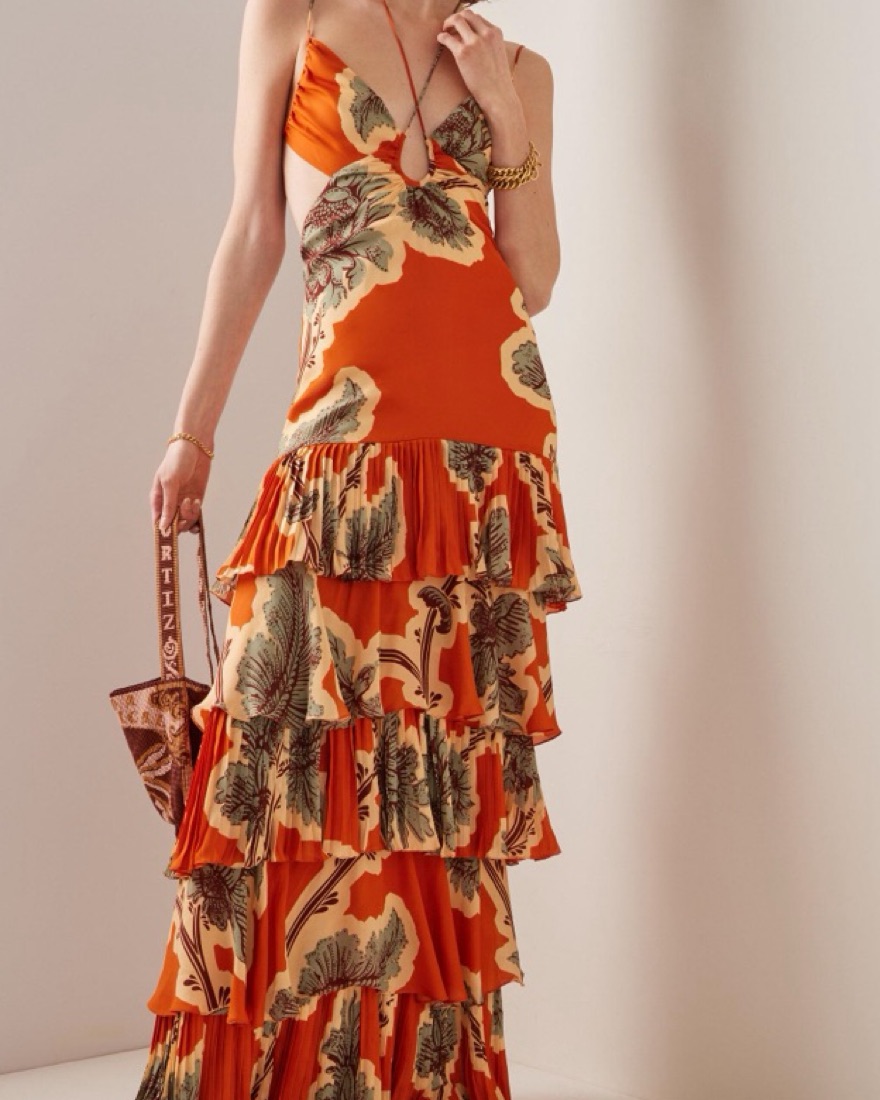SS25 Johanna Ortiz Orange Formal Dress by Johanna Ortiz - Pickle
