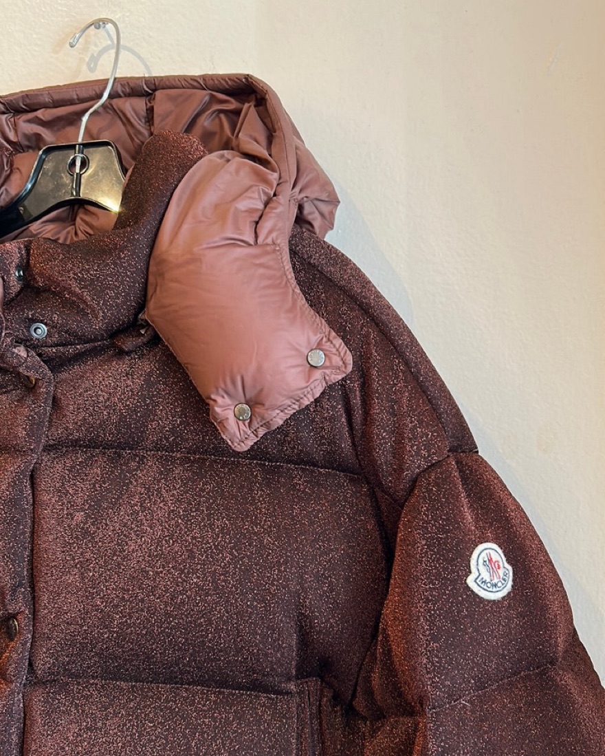 NYFW Moncler Ski Coat - Bronze Glitter by Moncler - Pickle
