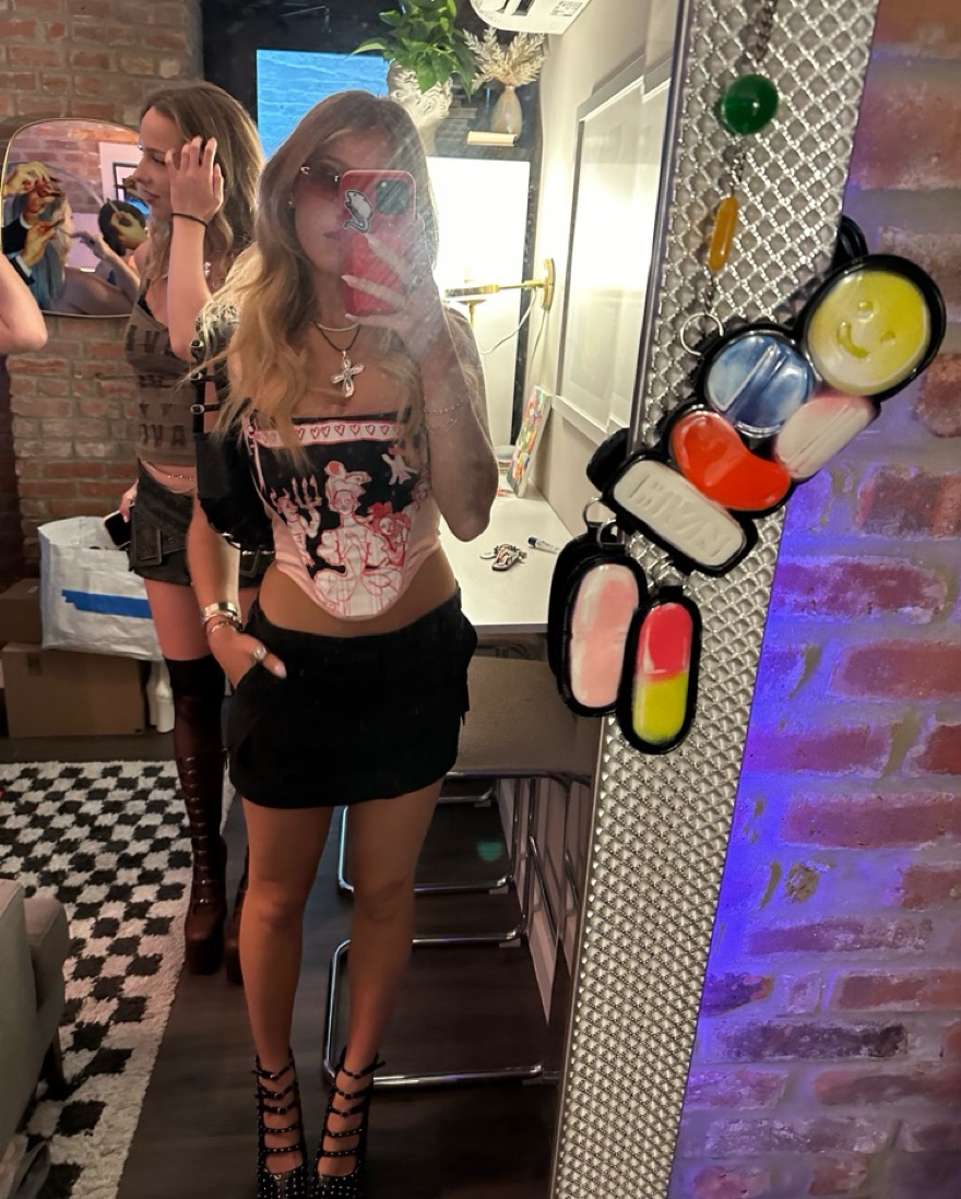 Dilara Findikoglu x Heaven Corset by Heaven By Marc Jacobs - Pickle