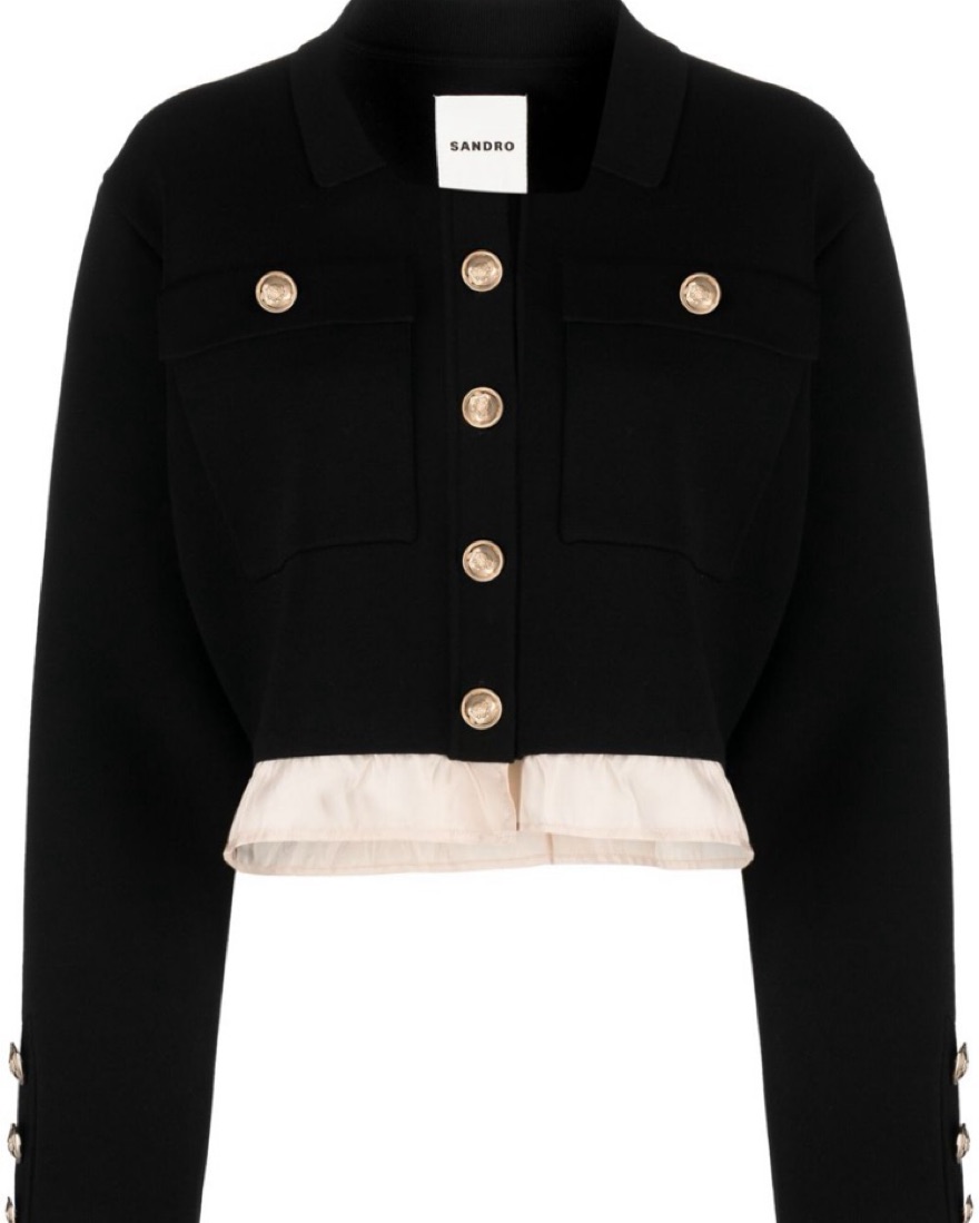 Sandro Black Jacket / Cardigan by Sandro - Pickle