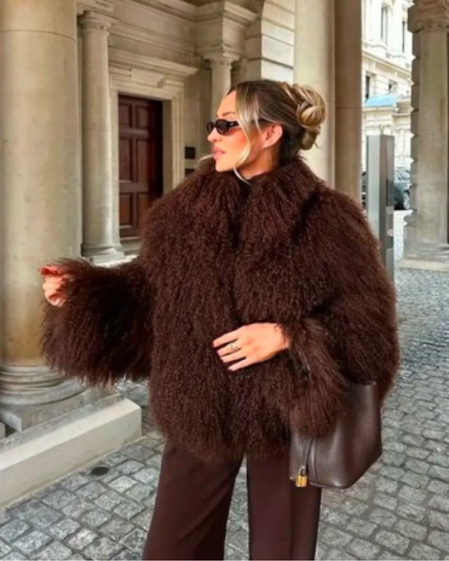 Susanna chow / ducie Shearling Fur Coat by Ducie - Pickle