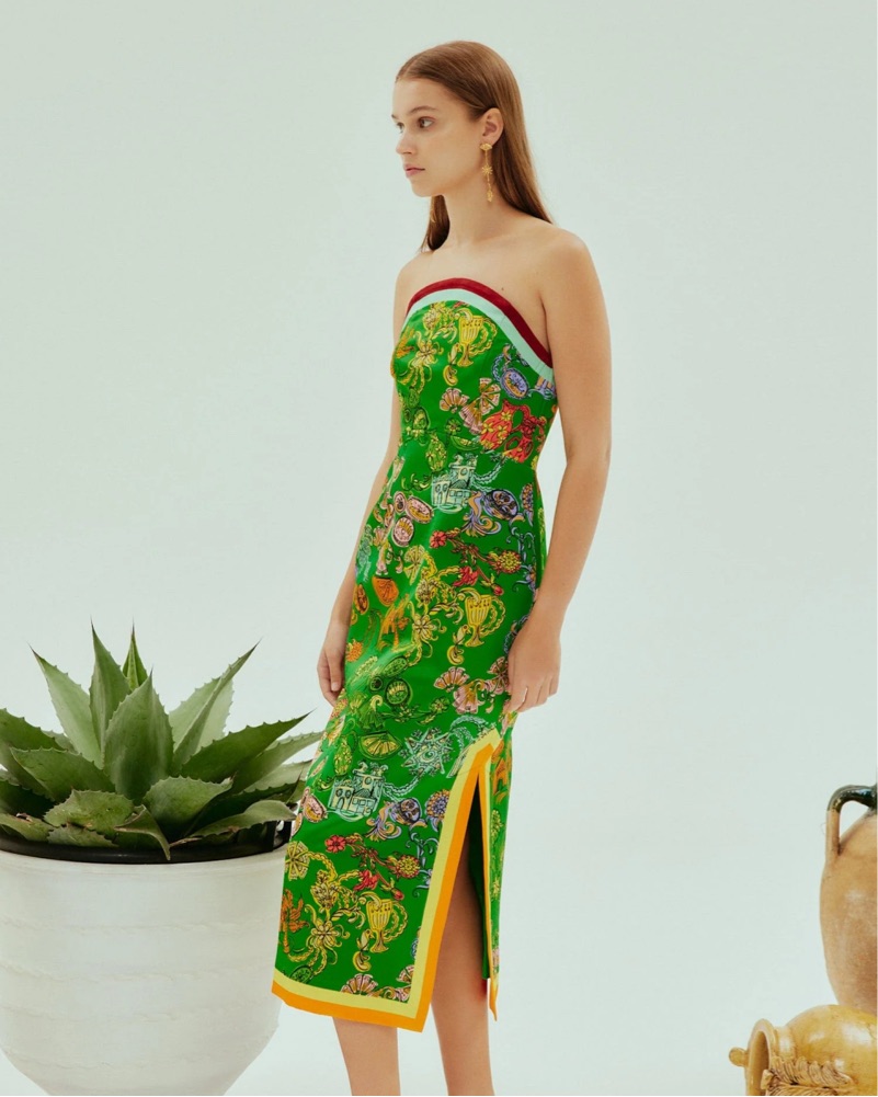 Alemais Fiesta Bodice Dress by Alemais - Pickle