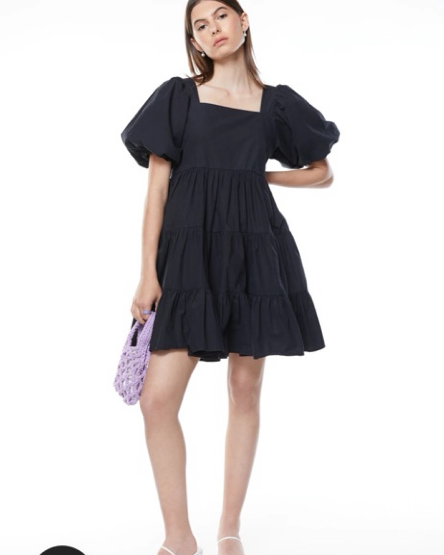 ★お値下げ★cfcl PUFF SLEEVE DRESS ブラック 221214_CFCL_EC_wemens_0654_027