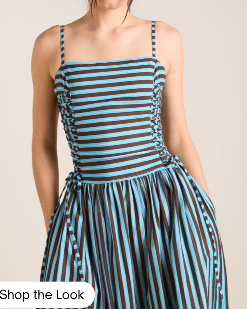 Damson Madder Angelina Midi Dress by Damson Madder - Pickle