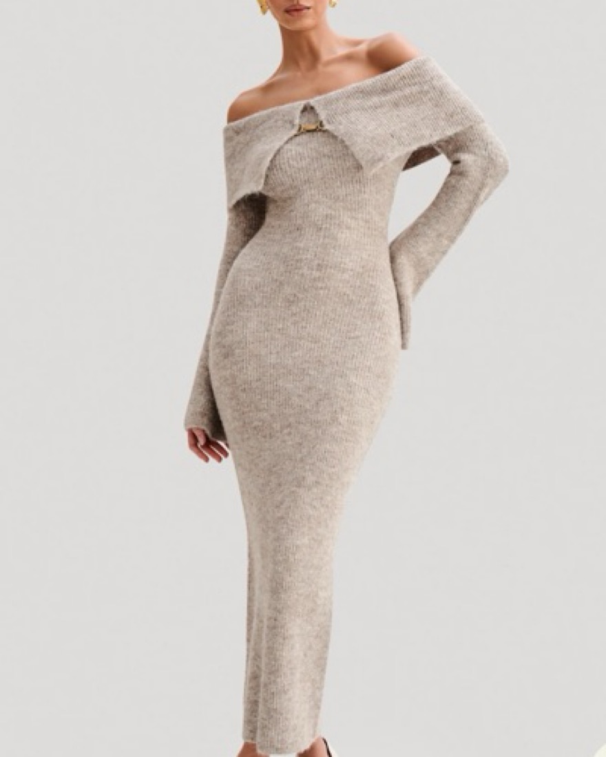 ね*こ様 theredthread slit offshoulder knit THEREDTHREAD / ザレッドスレッド】slit offshoulder knit