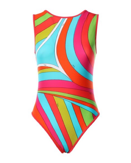 EMILIO PUCCI キャミソール ビーチウェア 美品 Emilio Pucci Bikini Set - Luxury Italian Swimwear - Colorful Two