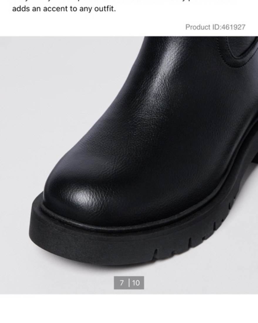 Uniqlo C Exclusive Collection Boots 7.5 by Uniqlo - Pickle