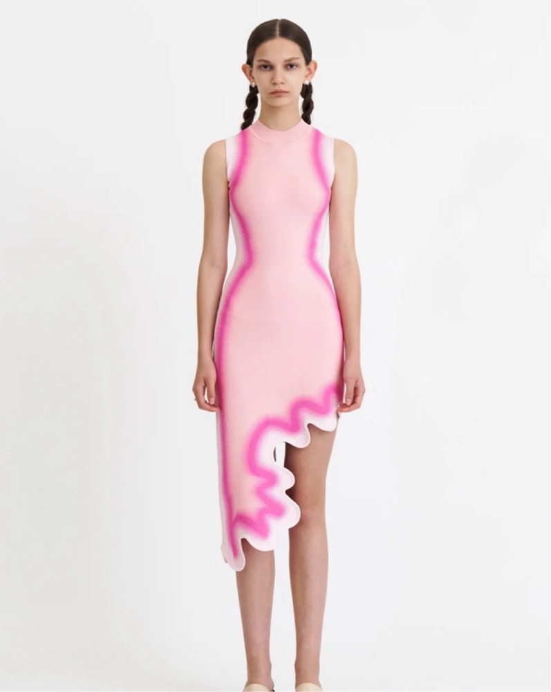 PH5 BROOKLYN WAVY ASYMMETRIC DRESS by PH5 - Pickle