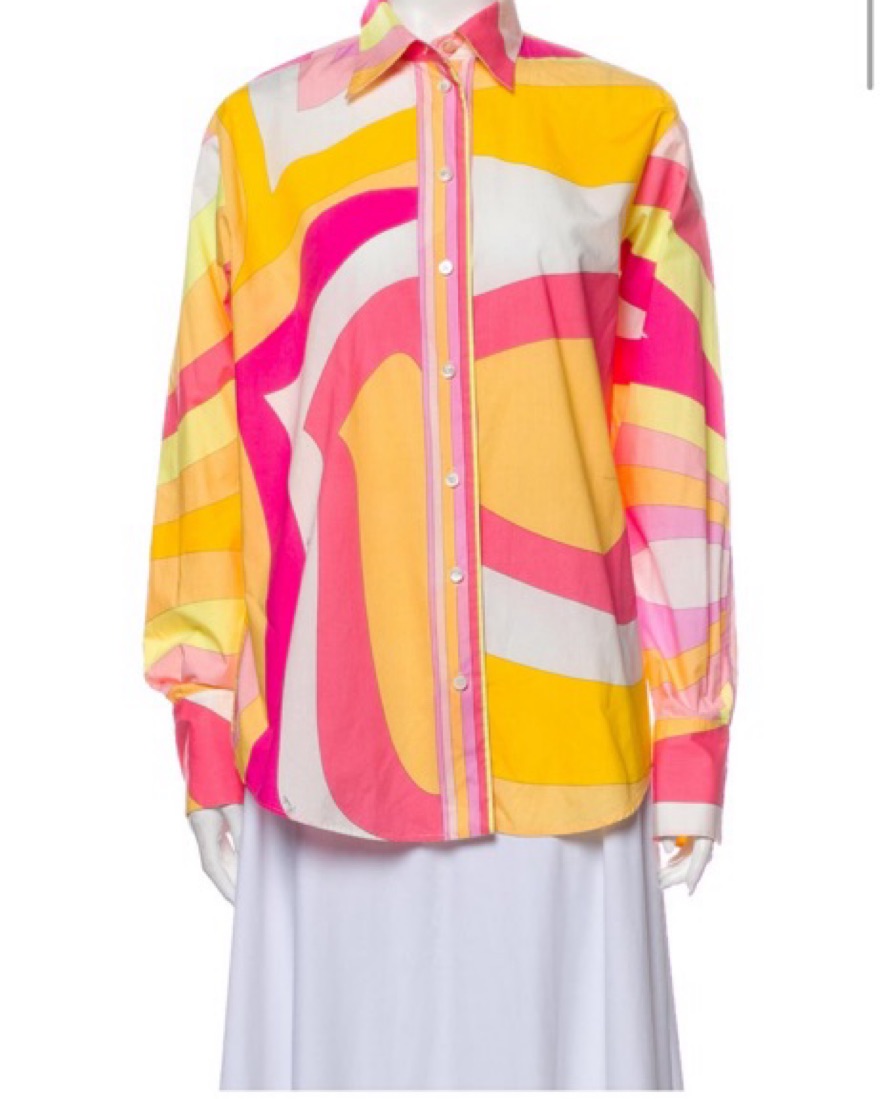 EMILIO PUCCI マルチカラー キャミソール Emilio Pucci RTW Spring 2021