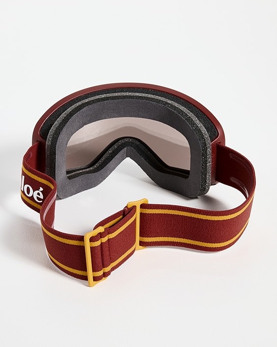 $455 Chloe Ski Goggles Burgundy by Chloe - Pickle