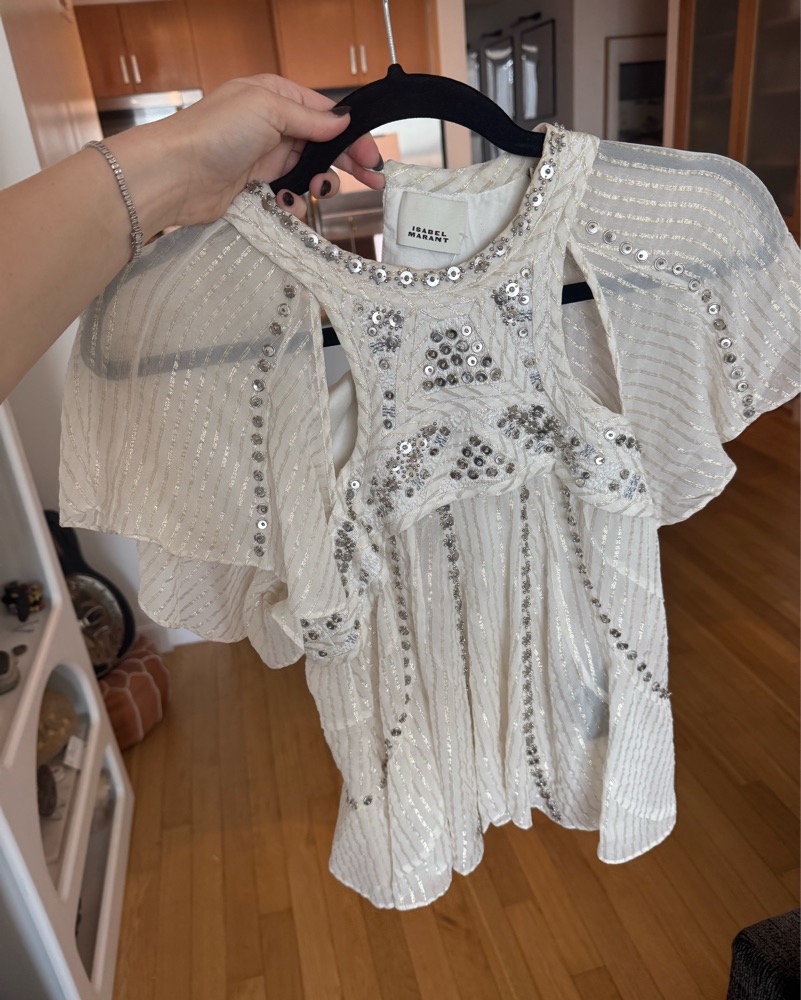 Isabel Marant Orna Chiffon Top by Isabel Marant - Pickle
