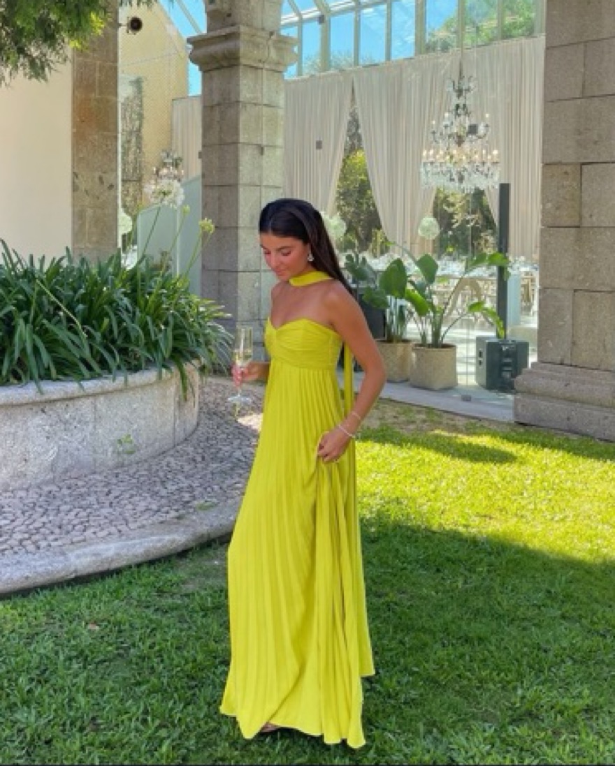 Daphne Dress by DELFI - Pickle