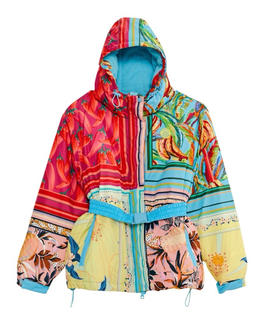 Farm Rio Mixed Scarves Ski Set by Farm Rio - Pickle