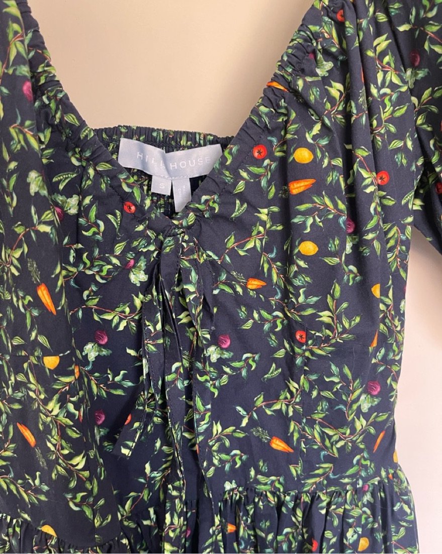 Ophelia Dress In Midnight Garden by Hill House Home - Pickle