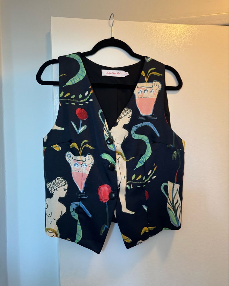 Lisa Says Gah Sculpture/Museum Vest by Lisa Says Gah! - Pickle