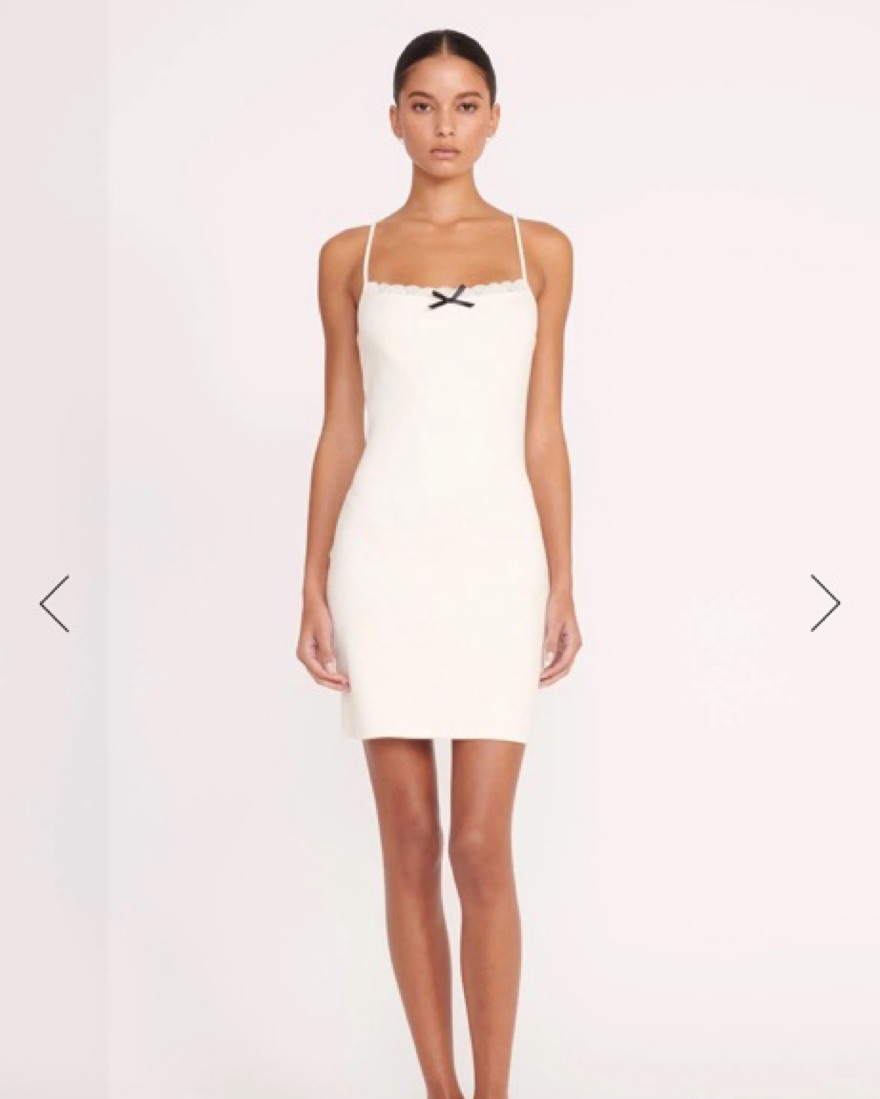 Staud Tessa Dress Ivory XS by Staud - Pickle