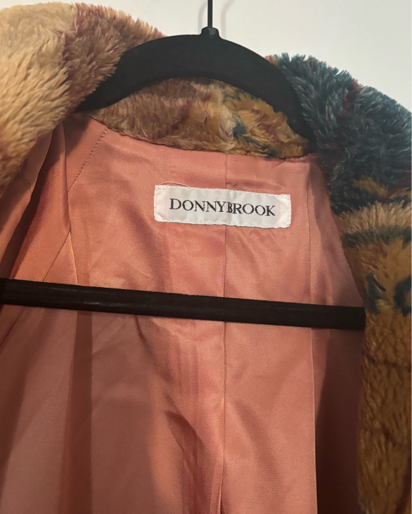 Vintage 80s Faux fur coat by Vintage - Pickle