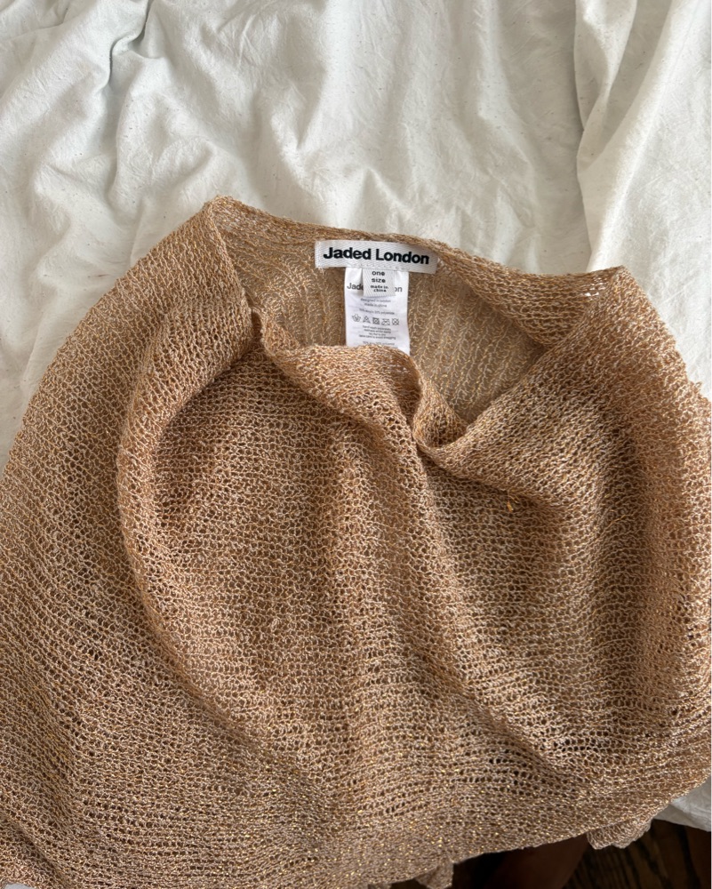 Jaded London Infinity Multiway Knit Cape by Jaded London - Pickle