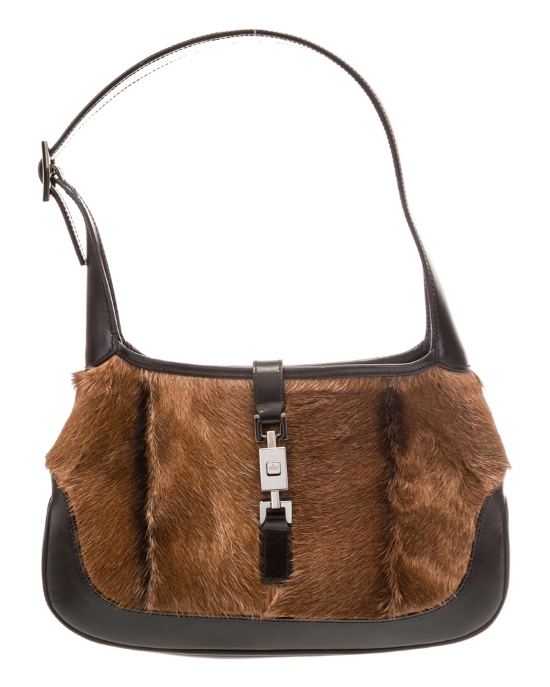 GUCCI ポニースキンヴィンテージバッグ Vintage Gucci Ponyhair Jackie Bag by Gucci - Pickle