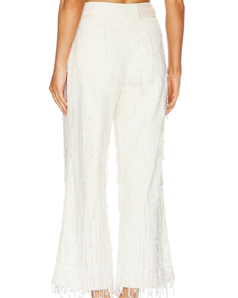 Cult Gaia America Wide Leg Jeans by Cult Gaia - Pickle