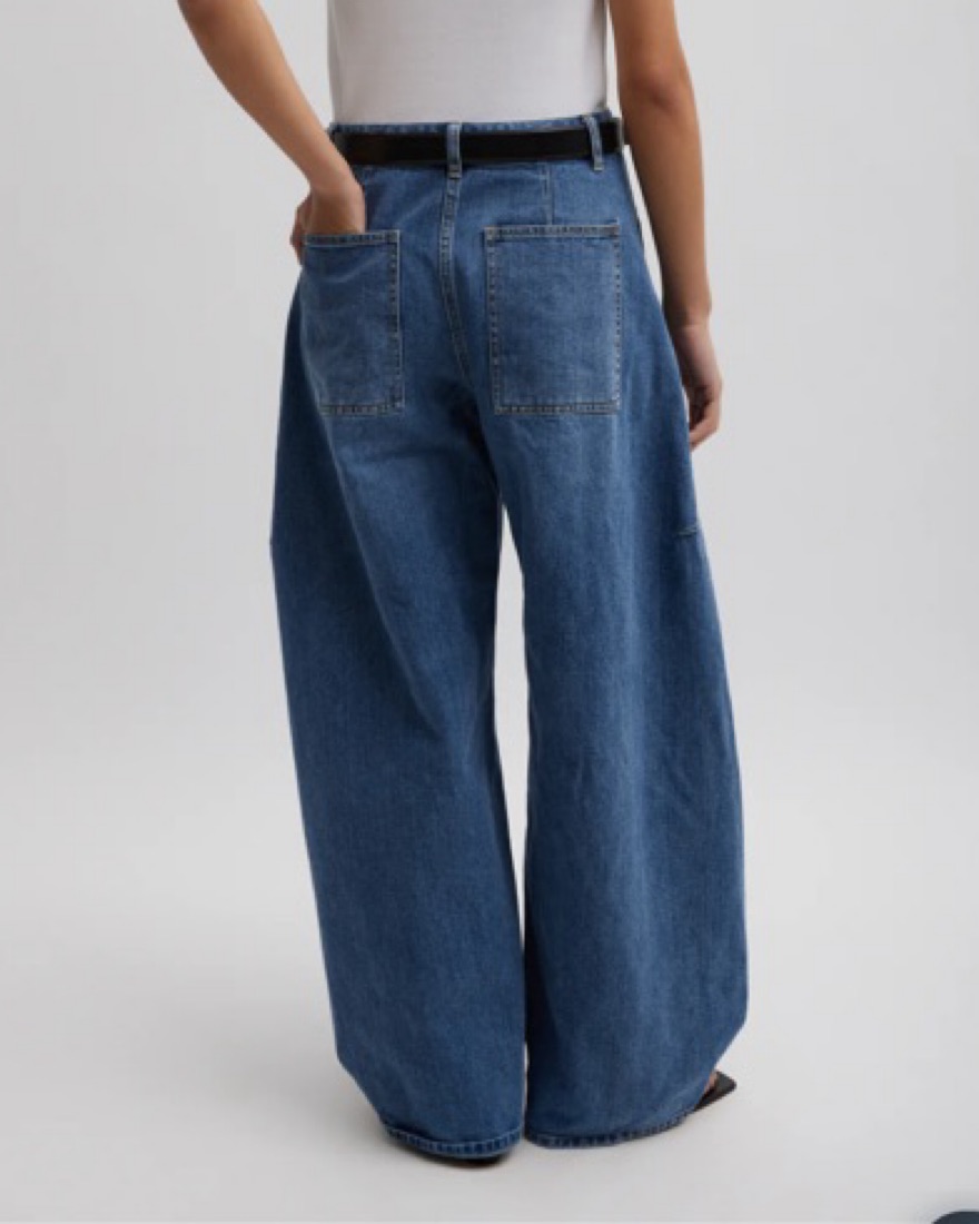 Tibi Classic Wash Denim Sid Jean by Tibi - Pickle