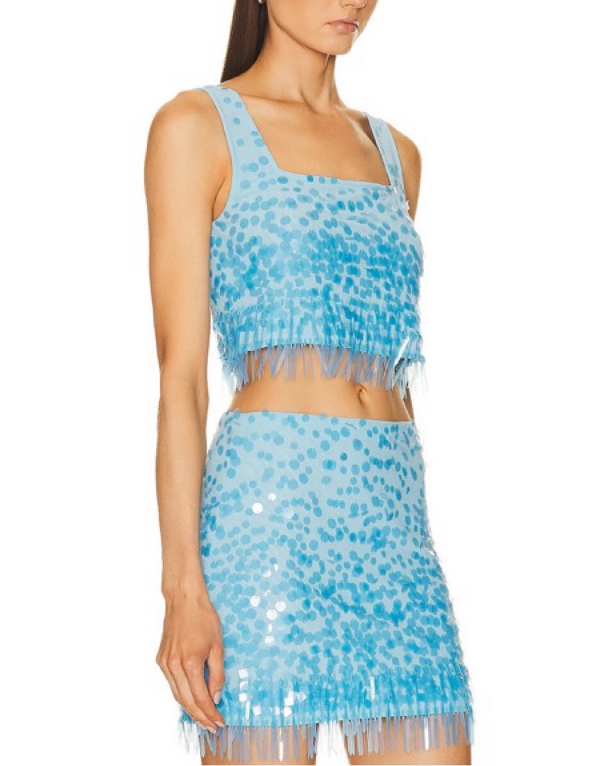 Staud Sequin Set Blue Xs by Staud - Pickle