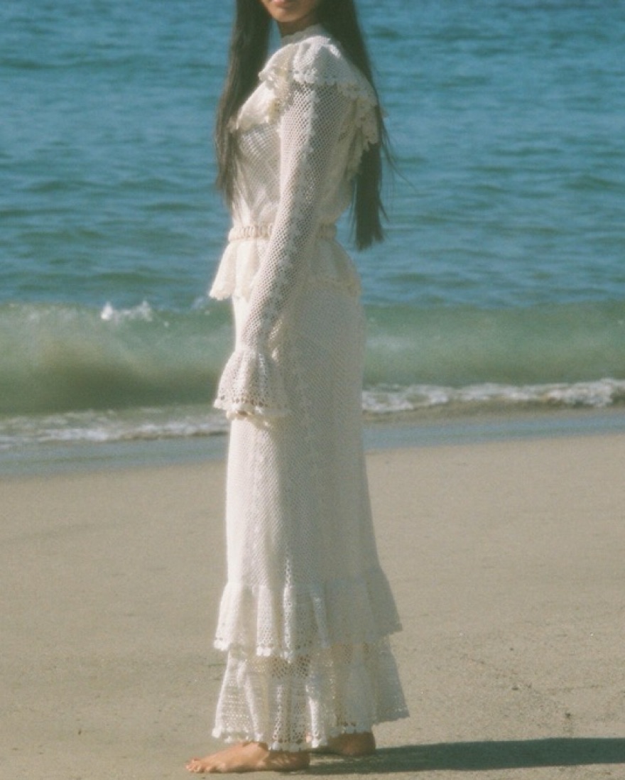 Zimmermann Crochet Lace Maxi Dress by Zimmermann - Pickle