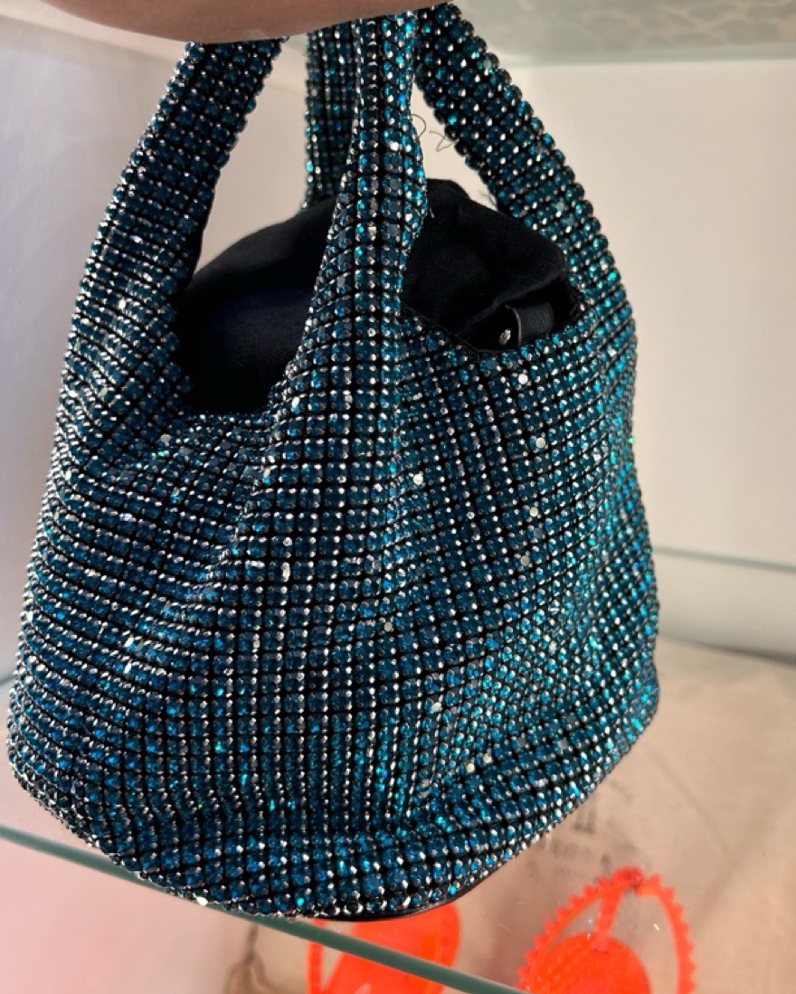 AQUA Crystal Mini Crossbody Bag by Aqua - Pickle