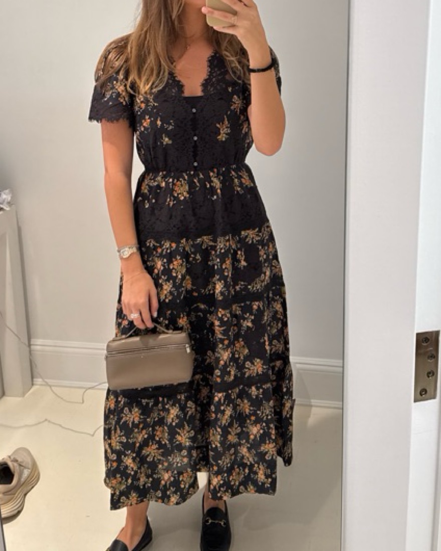 Doen Graciella Dress In Foxglove Floral by Doen - Pickle