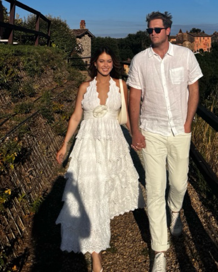 LoveShackFancy Nevis Ruffled Eyelet Maxi by LoveShackFancy - Pickle