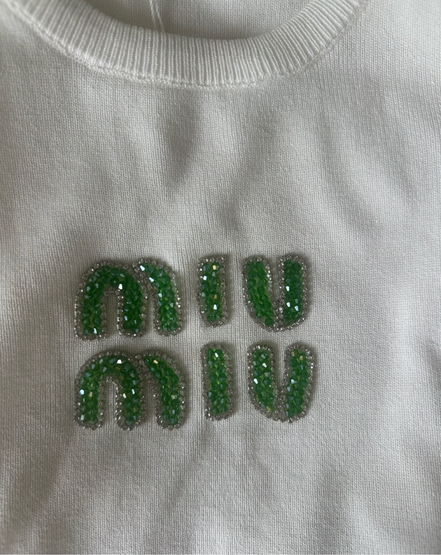 Miu Miu Tank Top by Miu Miu - Pickle