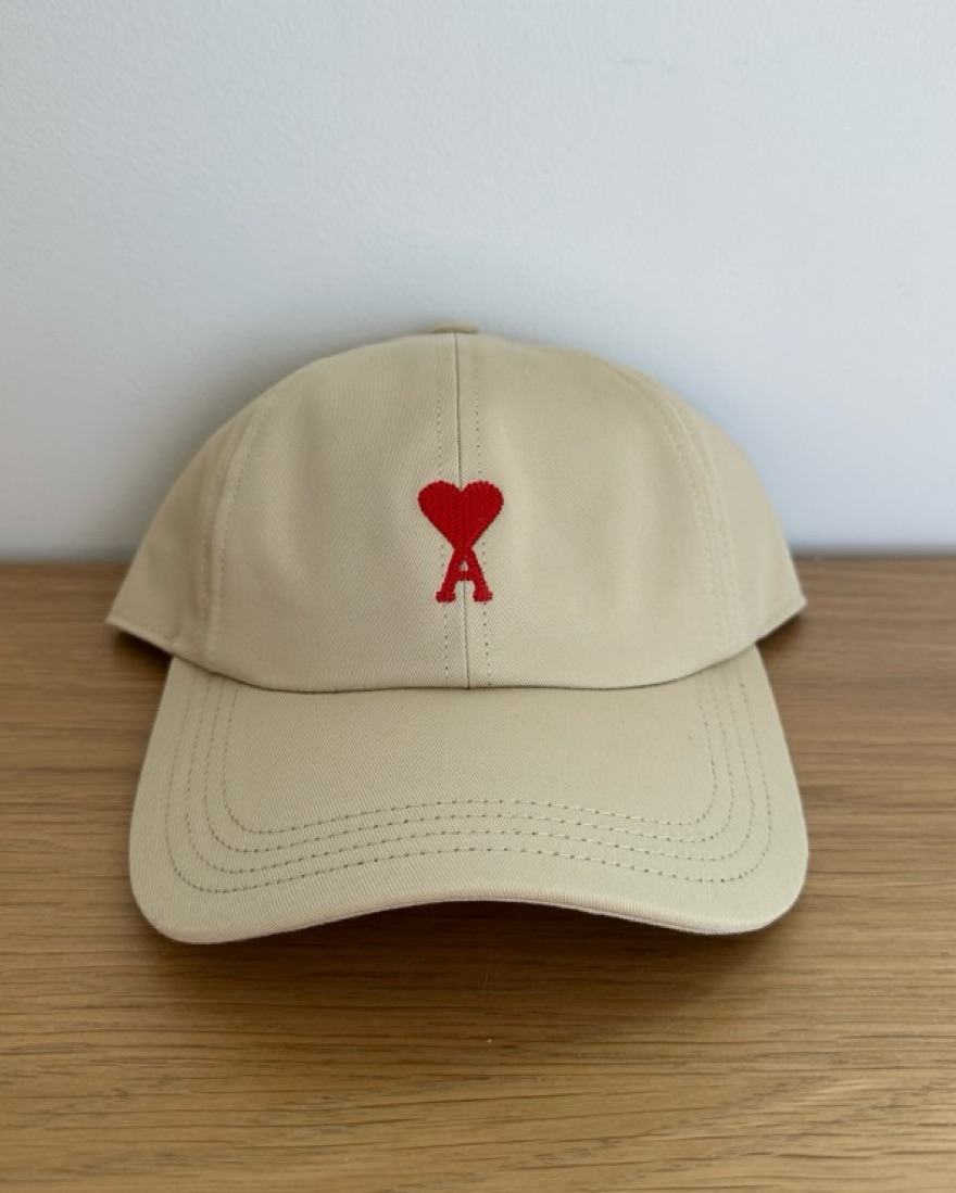 Ami Paris Logo Embroidered Baseball Cap by N/a - Pickle